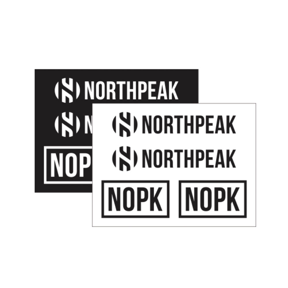 노스피크 데칼 캠핑 스티커 (2매 1세트) / 자동차 노트북 폴딩박스 레터링 포인트