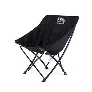 노스피크 라운지체어 블랙 휴대용 접이식 의자 캠핑 낚시용