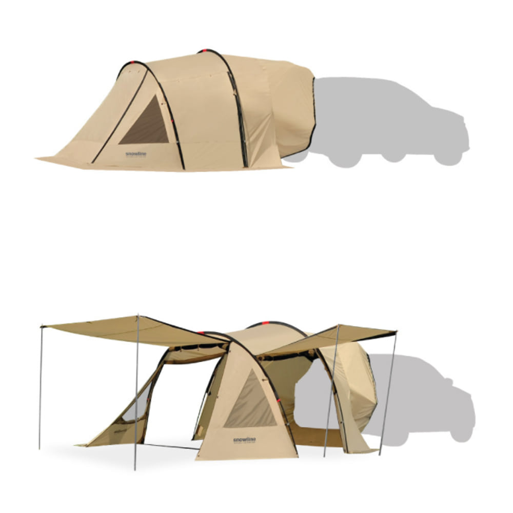 스노우라인 새턴카쉘터 / 카 캠핑 라운지 천막 차량 차박 텐트