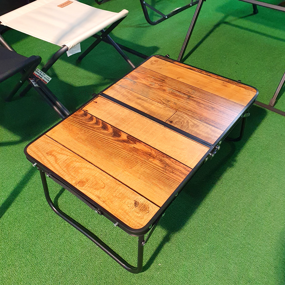 빈티지 미니2폴딩 테이블 접이식 휴대용 다용도폴딩 테이블